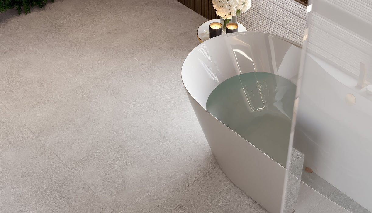 Mjork Ash Matte 600x1200mm Colour Body Porcelain Tile (1.44m2 box)