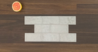 The Tile Company-Agnita Mid Grey 75x150mm Gloss Wall Tile (1m2 box)