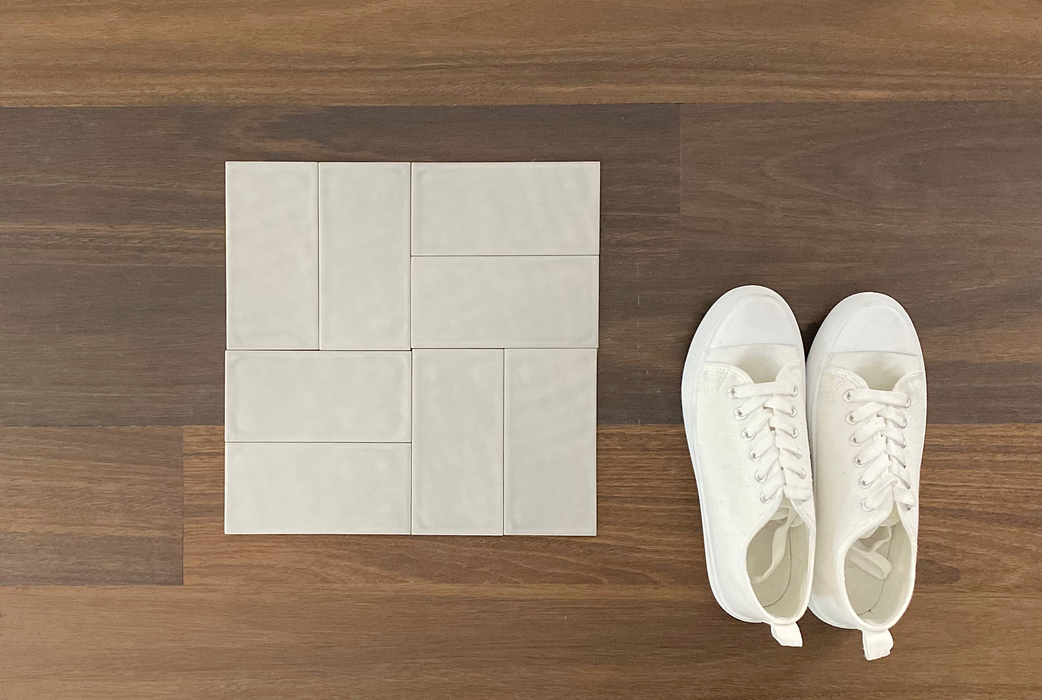 The Tile Company-Agnita Light Grey 75x150mm Matt Wall Tile (1m2 box)