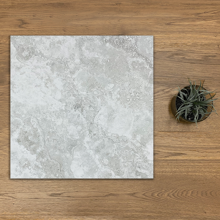 The Tile Company-Modern Travertine Ivory 600x600mm Matt Floor Tile (1.44m2 box)