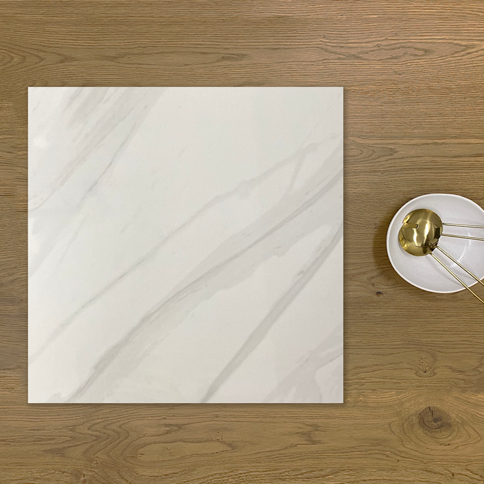 The Tile Company-Estilo Calacatta Calacatta 600x600mm Matt Floor Tile (1.44m2 box)