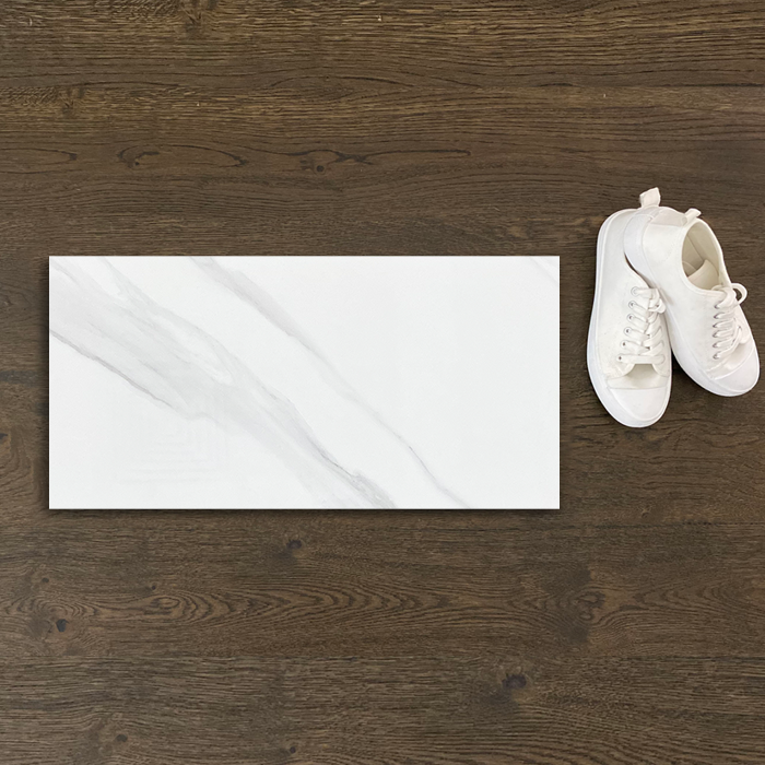 The Tile Company-Estilo Calacatta Calacatta 300x600mm Gloss Wall Tile (1.44m2 box)