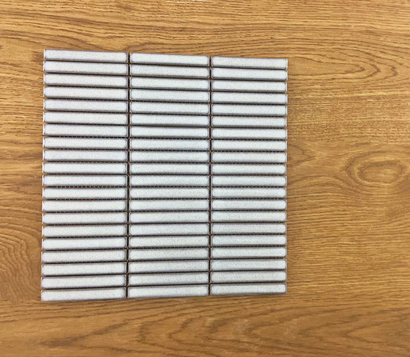 Neo Abalone 12x92mm (296x295mm sheet size) Gloss Finger Mosaic Wall Tile (Sold as whole box containing 11 sheets or 0.952m2)