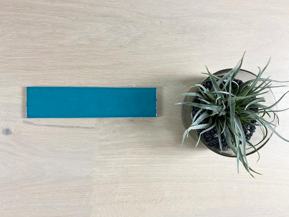 Amia Sky Blue 58x242mm Gloss Wall Tile (0.98m2 box)