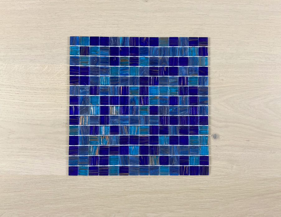 Villa Maldives 20x20mm (300x300mm sheet size) Glass Mosaic Pool Tile (Box contains 11 sheets or 1m2)