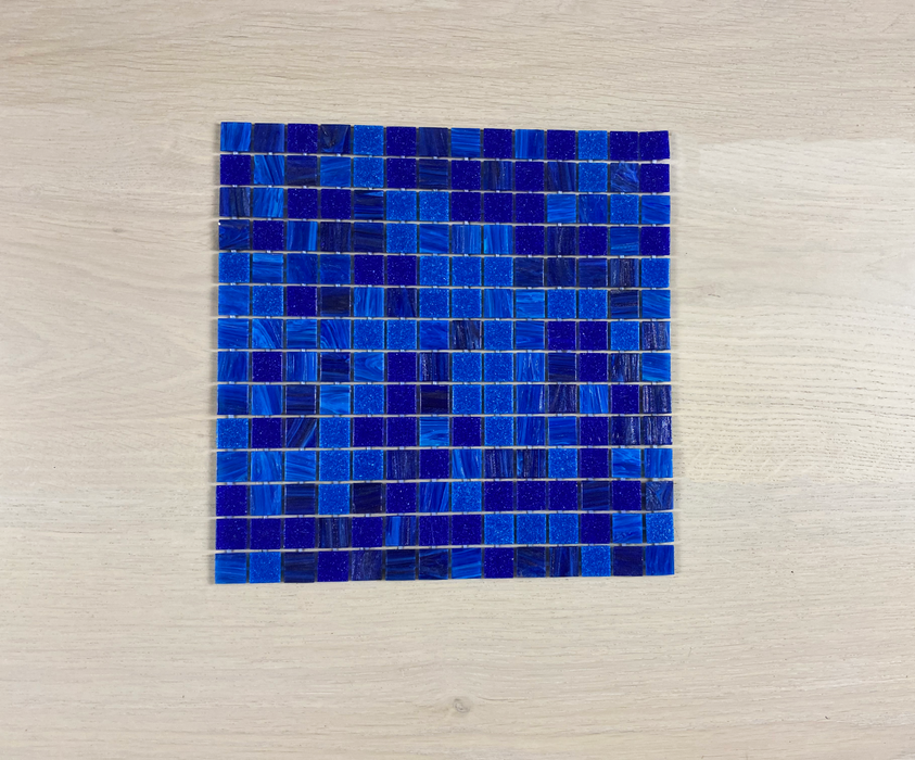Villa Phuket 20x20mm (300x300mm sheet size) Glass Mosaic Pool Tile (Box contains 11 sheets or 1m2)