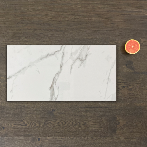 The Tile Company-Vogue Carrara Carrara 300x600mm Gloss Floor Tile (1.44m2 box)