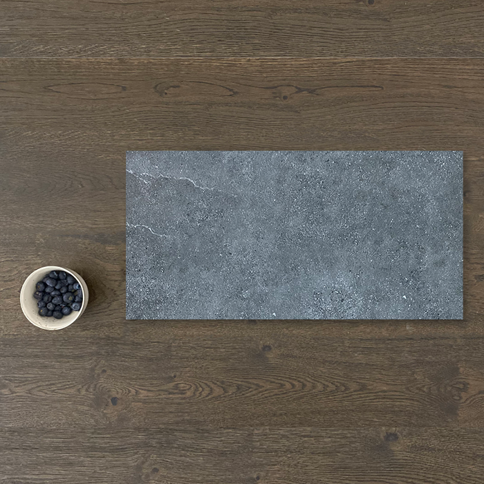 Kai Dark Grey 300x600mm Lappato Floor Tile (1.44m2 box)