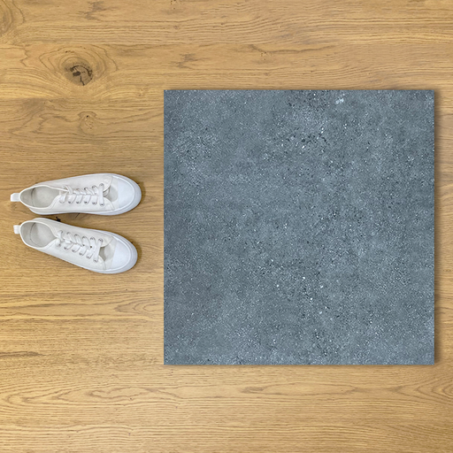 The Tile Company-Kai Dark Grey 600x600mm Lappato Floor Tile (1.44m2 box)