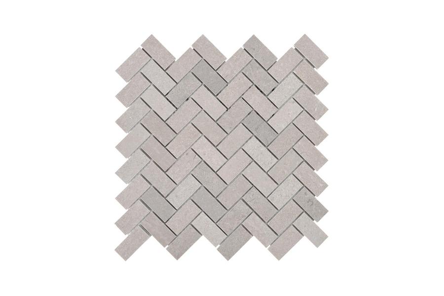 Lara Cinder Grey 23x48mm (298x298mm sheet size) Matt Finish Wall Tile (0.39m2 box)