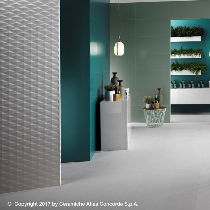 Arkshade White 450x900mm Polished Finish Floor Tile (1.215m2 box)