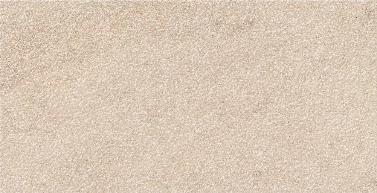 Lims Beige 375x750mm Bush Hammered Matte Finish Floor Tile (1.12m2 box)