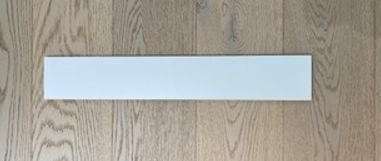 Pure White 150x600mm White Matt Rectified Wall Tile (1.35m2 box)