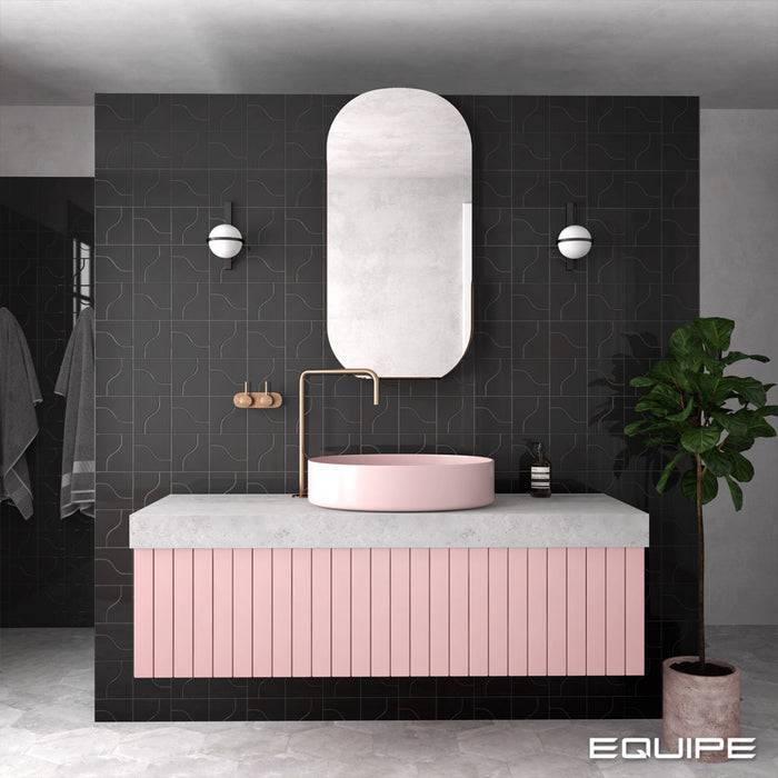 Curve Black Gloss 83x120mm Mosaic Wall Tile (.48m2 box)