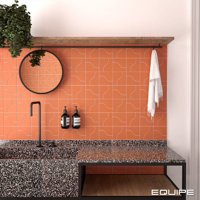 Curve Sunset Matt 83x120mm Mosaic Wall Tile (.48m2 box)