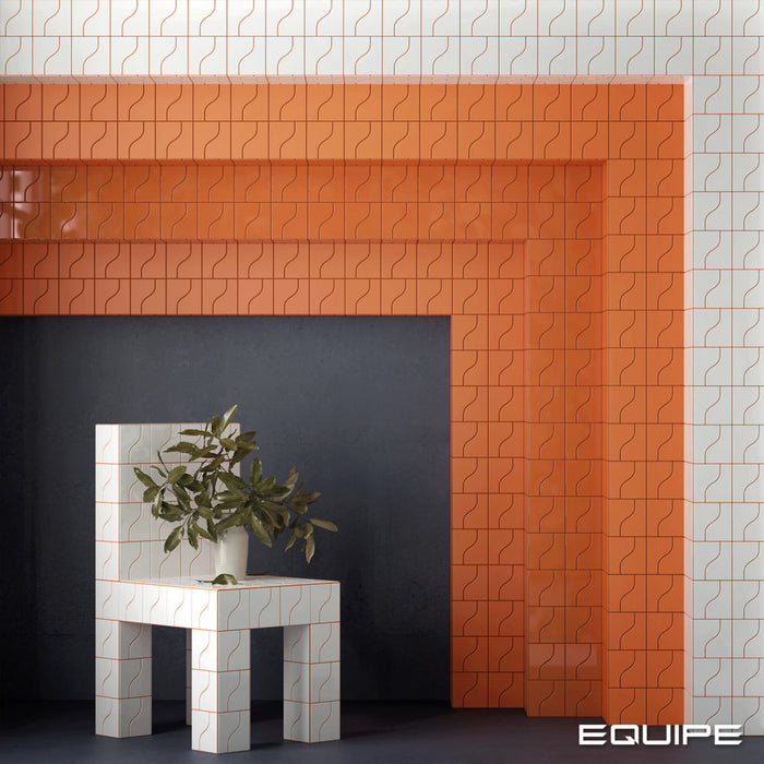 Curve Sunset Gloss 83x120mm Mosaic Wall Tile (.48m2 box)
