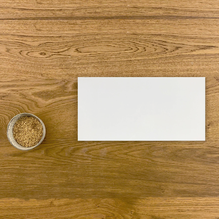 Sense White 200x400mm Gloss Wall Tile (1.52m2 box)