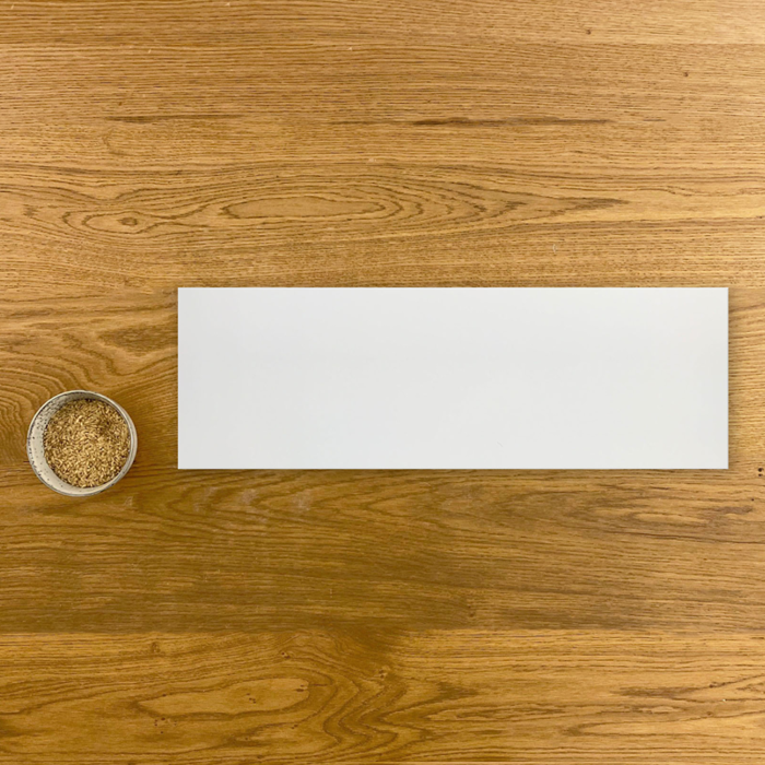 Sense White 200x600mm Gloss Wall Tile (1.44m2 box)
