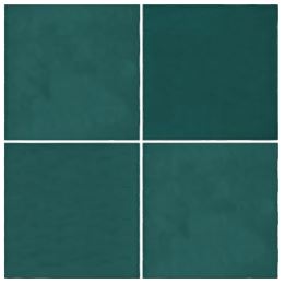 Amia Turquoise 120x120mm Gloss Wall Tile (1.152m2 box)