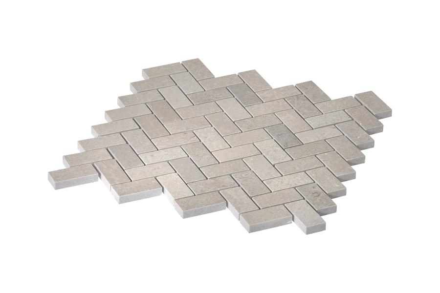 Lara Cinder Grey 23x48mm (298x298mm sheet size) Matt Finish Wall Tile (0.39m2 box)